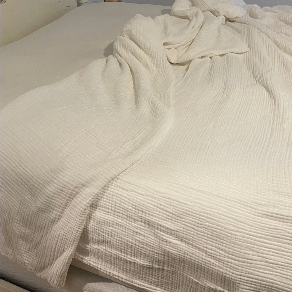 West Elm Dreamy Gauze Cotton Duvet